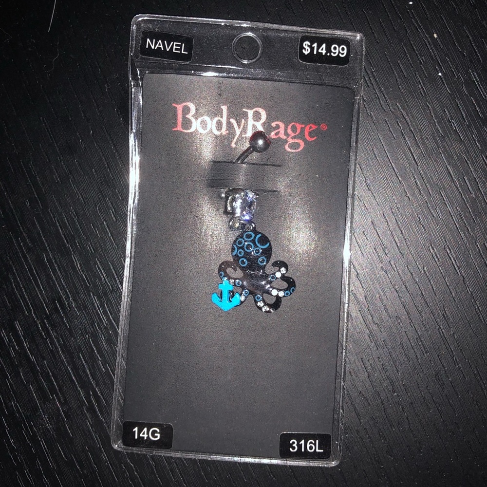 Octopus belly ring brand new